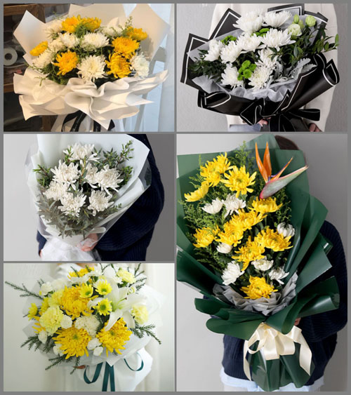 河南焦作解放区民主街道白事花束代送